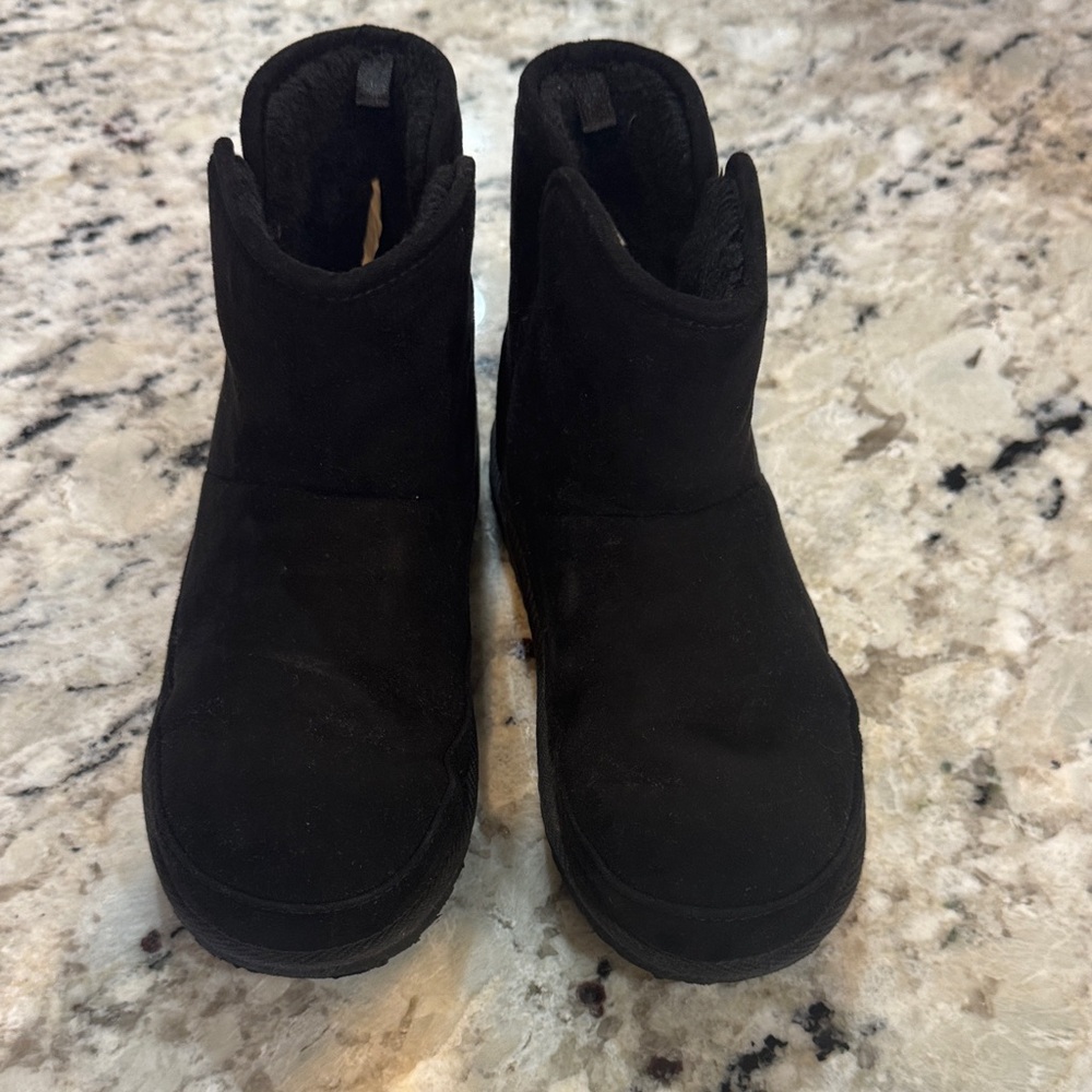 Girls Black Winter Boots
